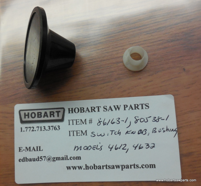 HOBART GRINDER SWITCH KNOB-BUSHING 86163-1 FOR MODELS 4612, 4632